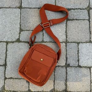 Burnt Orange Casual Crossbody Bag